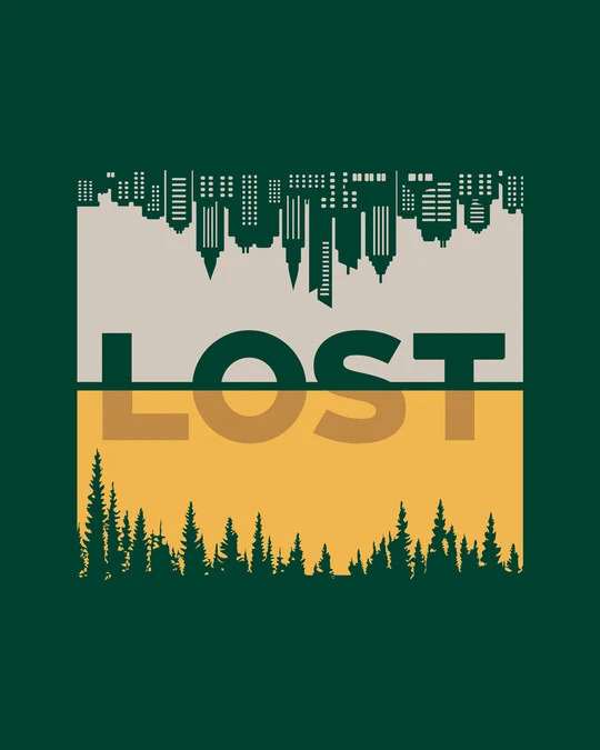 Lost Inception theme printed T-Shirt