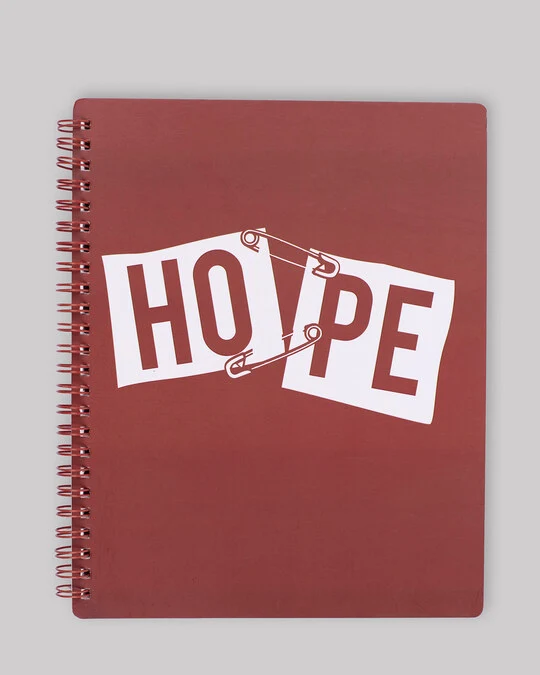 Hope Printed Spiral Notebook