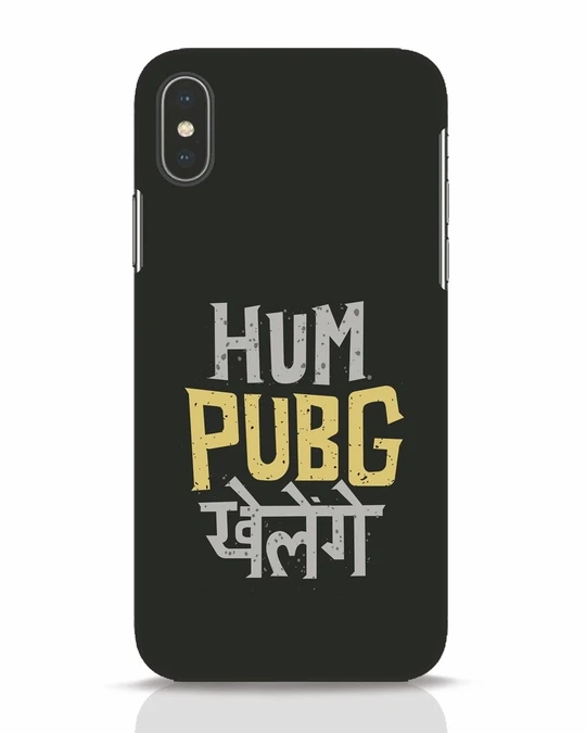 Pubg Printed iPhone X Mobile Cover